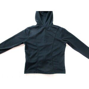 Nike Hoodie Womens XS Black 100% Polyester Lined Dri Fit Long Sleeve Full Zipper